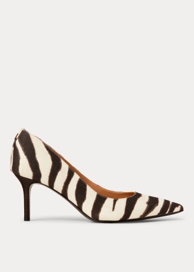 Ralph Lauren Lanette Zebra-Print Pumps Dame Danmark (BJMWG7562)